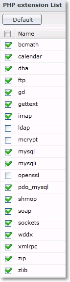 PHP extensions