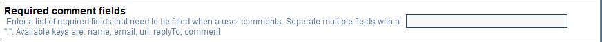 ReplyTo is mentioned as a possible option